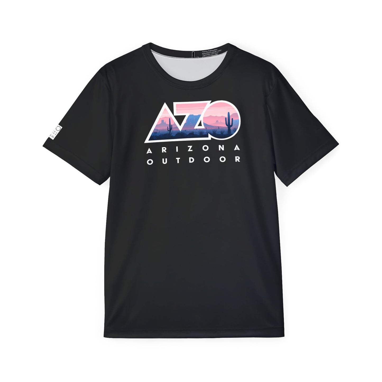 AZO Hot Weather T-Shirt | Pink on Black Retro