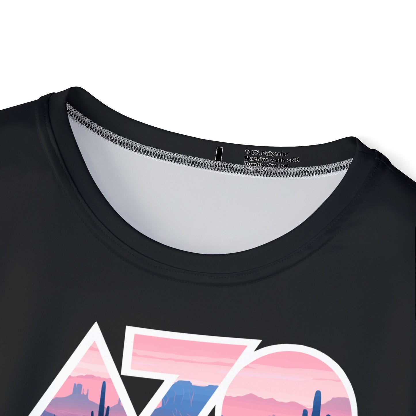 AZO Hot Weather T-Shirt | Pink on Black Retro