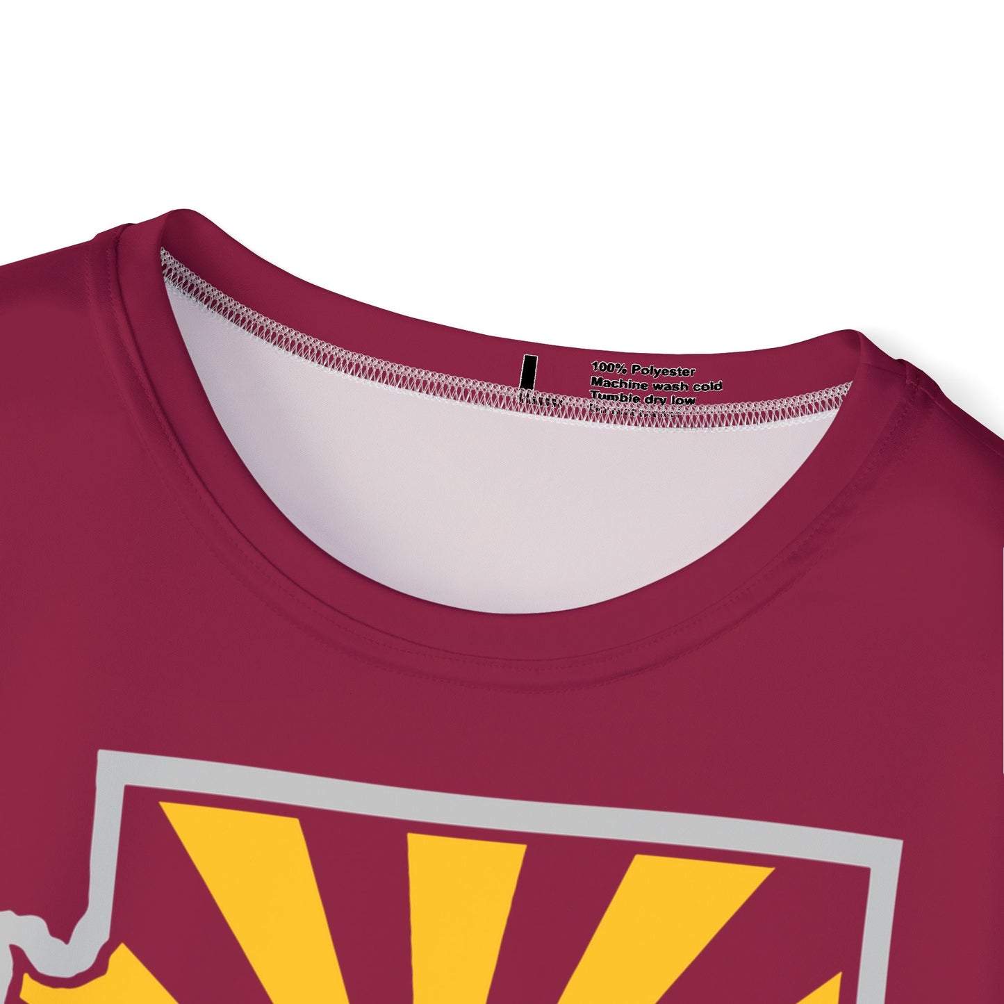 AZO Quick-Dry Lightweight Fitness T-Shirt | Maroon & Gold Edition | School Colors