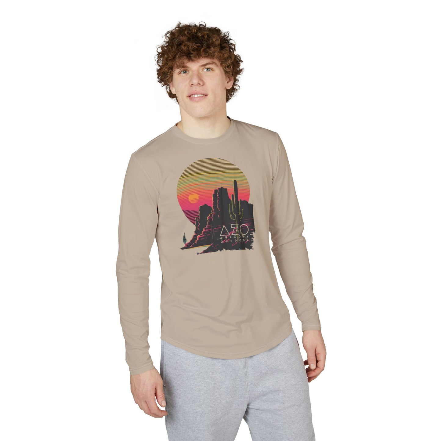 AZO UV Protection Long Sleeve Shirt | Desert Sunset in the 80's