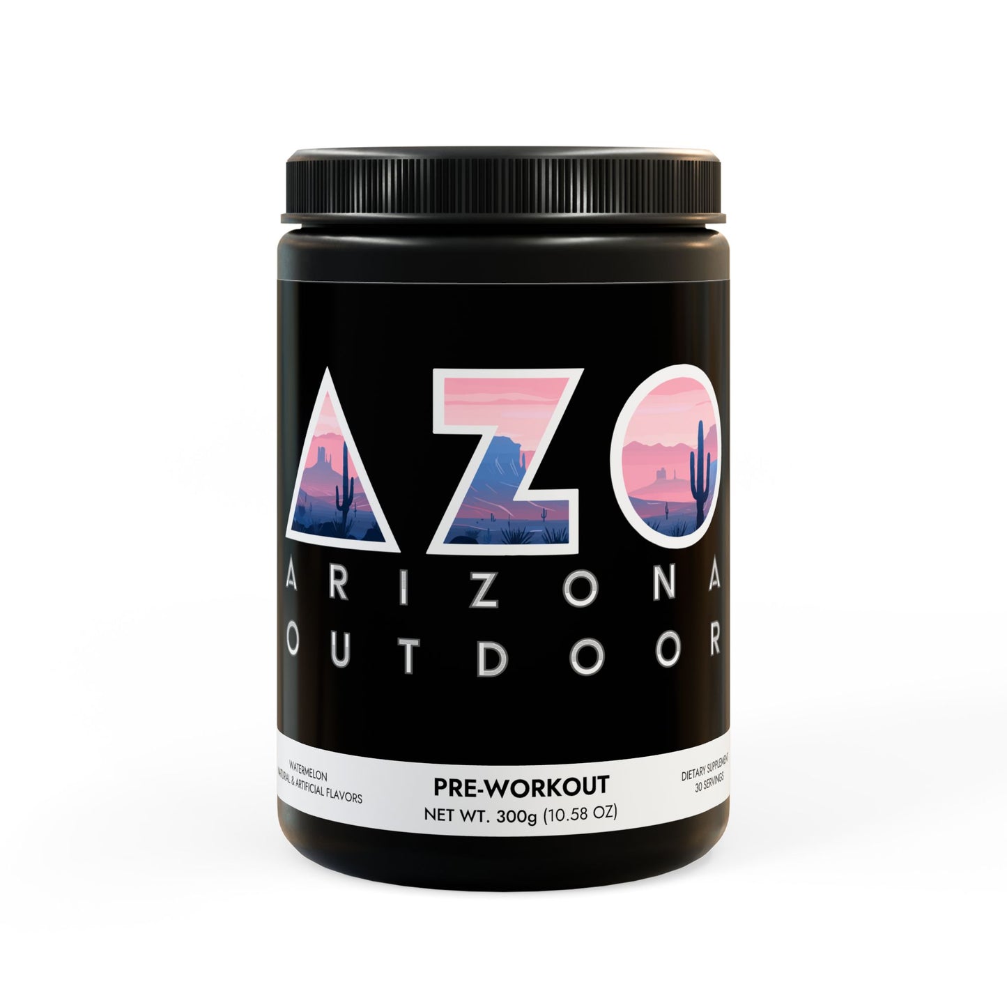 AZO Pre-Workout Supplement, Watermelon (300g, 10.58oz)