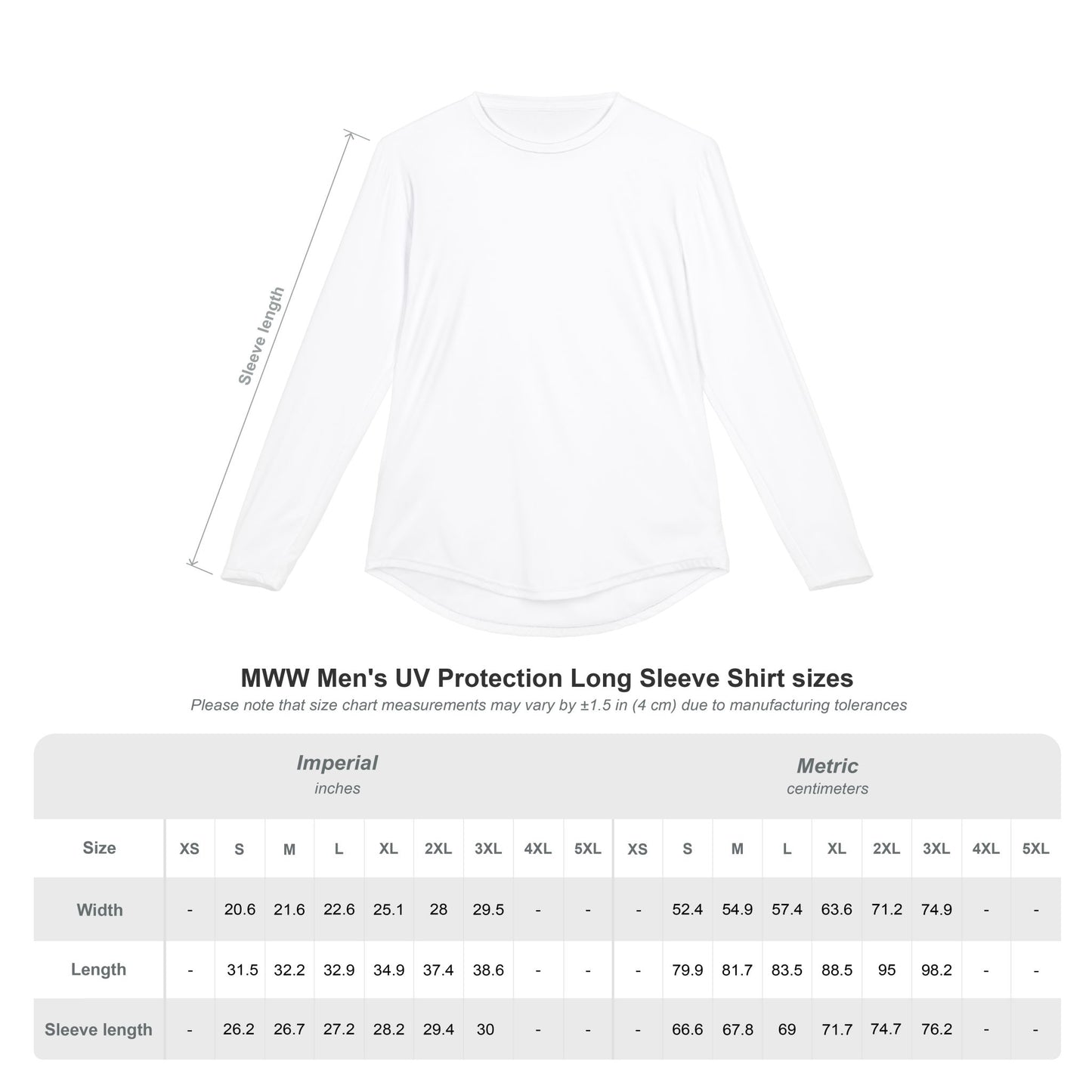 AZO UV Protection Long Sleeve Shirt | White w Black AZ State Logo
