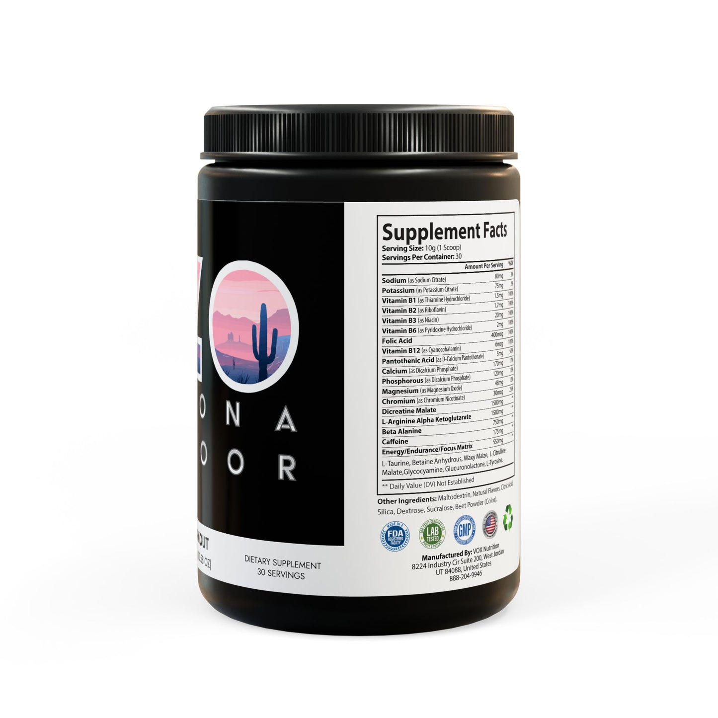 AZO Pre-Workout Supplement, Watermelon (300g, 10.58oz)