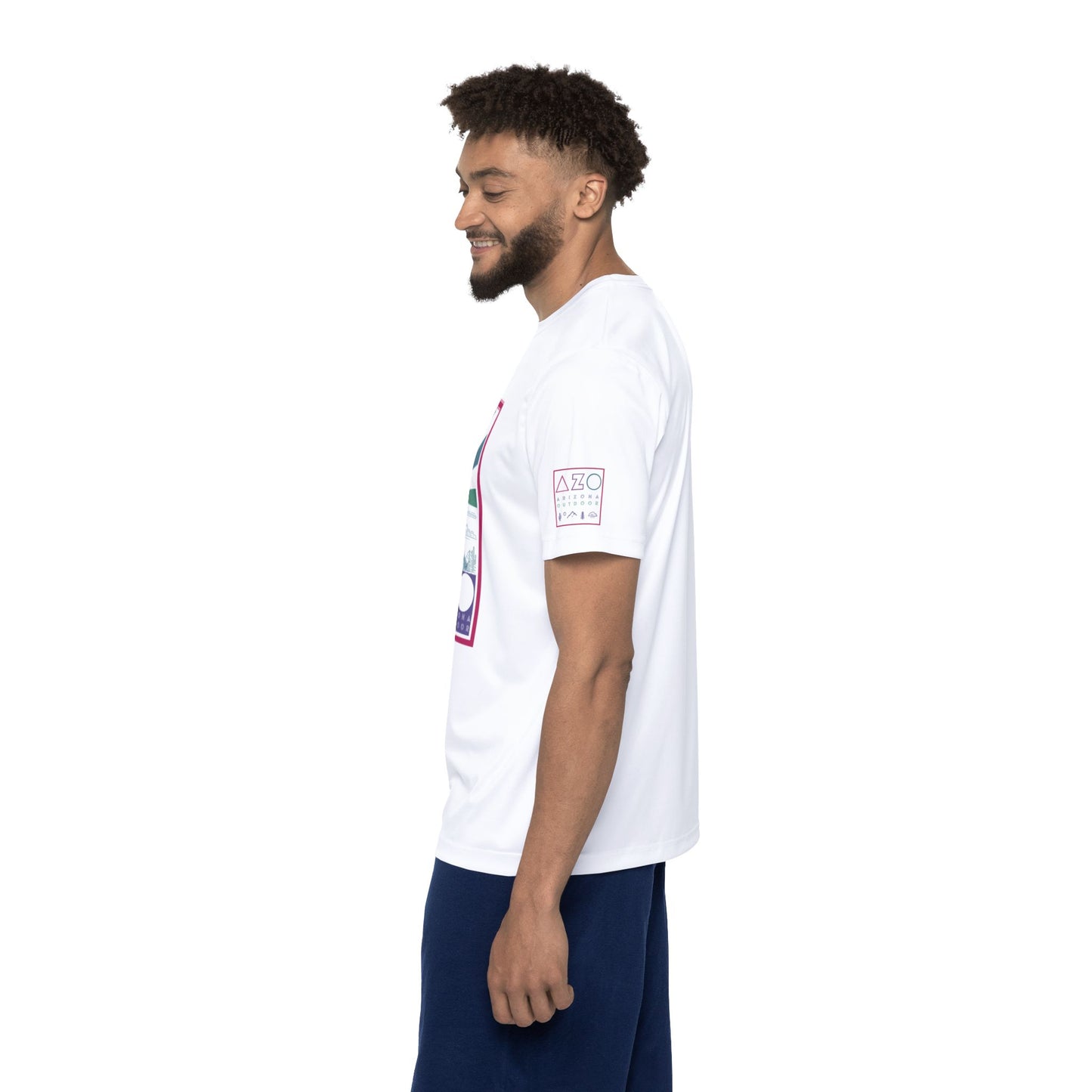 AZO Lightweight Quick-Dry Running T-Shirt | Bright AZ State Logo