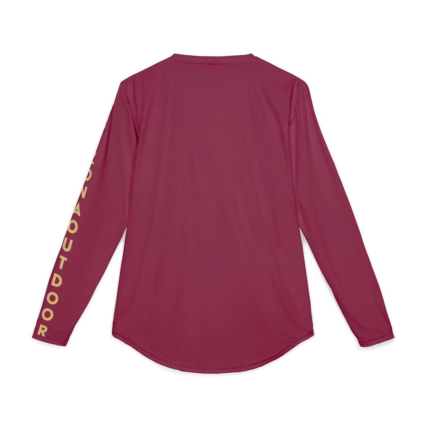 Quick-dry Long Sleeve UV Protection T-Shirt | UPF 50+ | Maroon & Gold Edition | School Colors