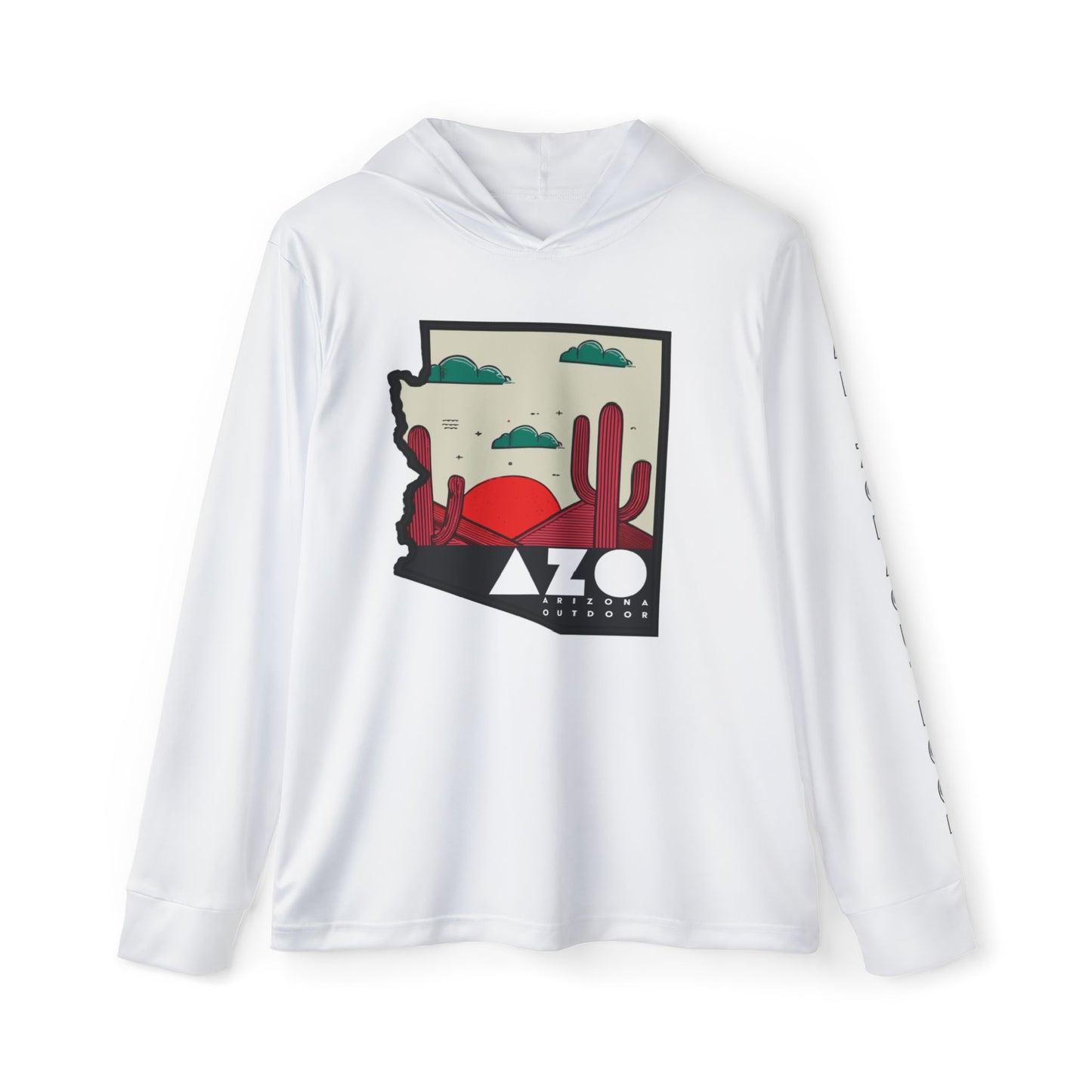 AZO Sun Hoodie UPF +50 | Red Desert AZ State Logo