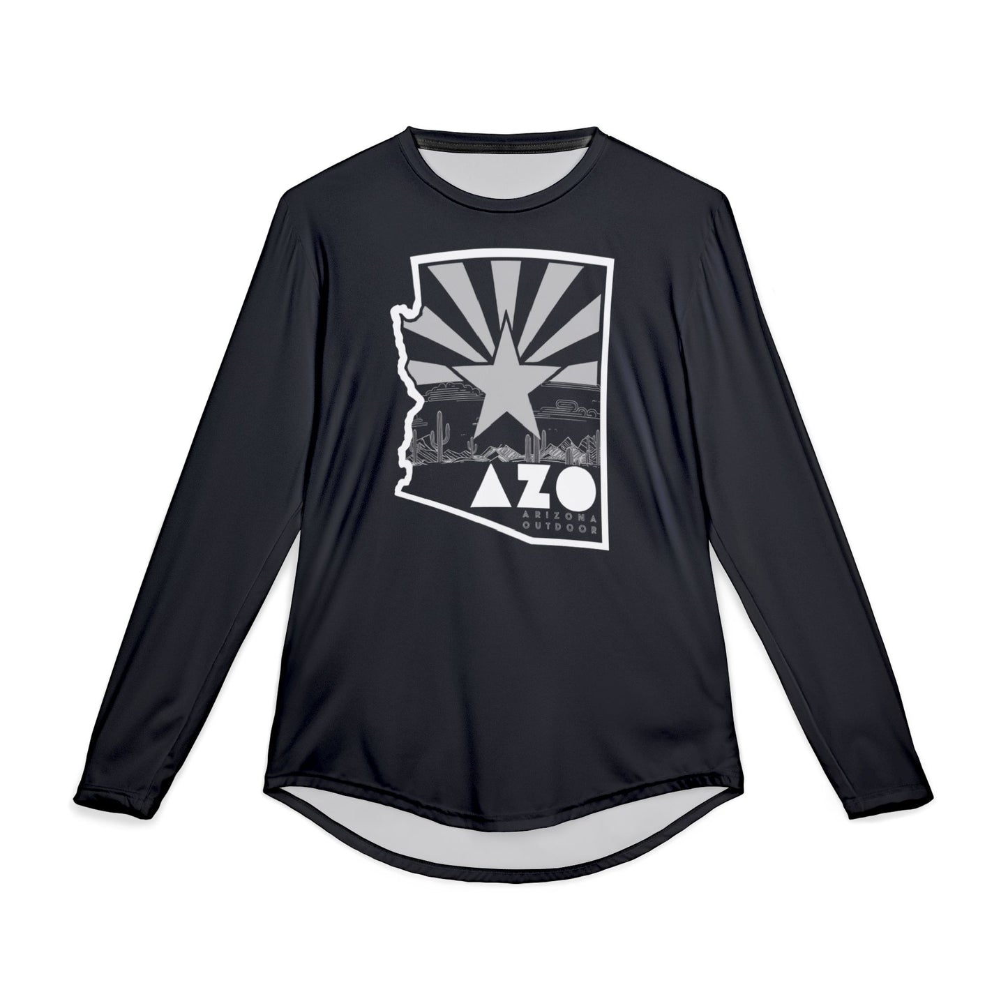 AZO Lightweight UV Protection Long Sleeve Shirt | AZ State Star Logo