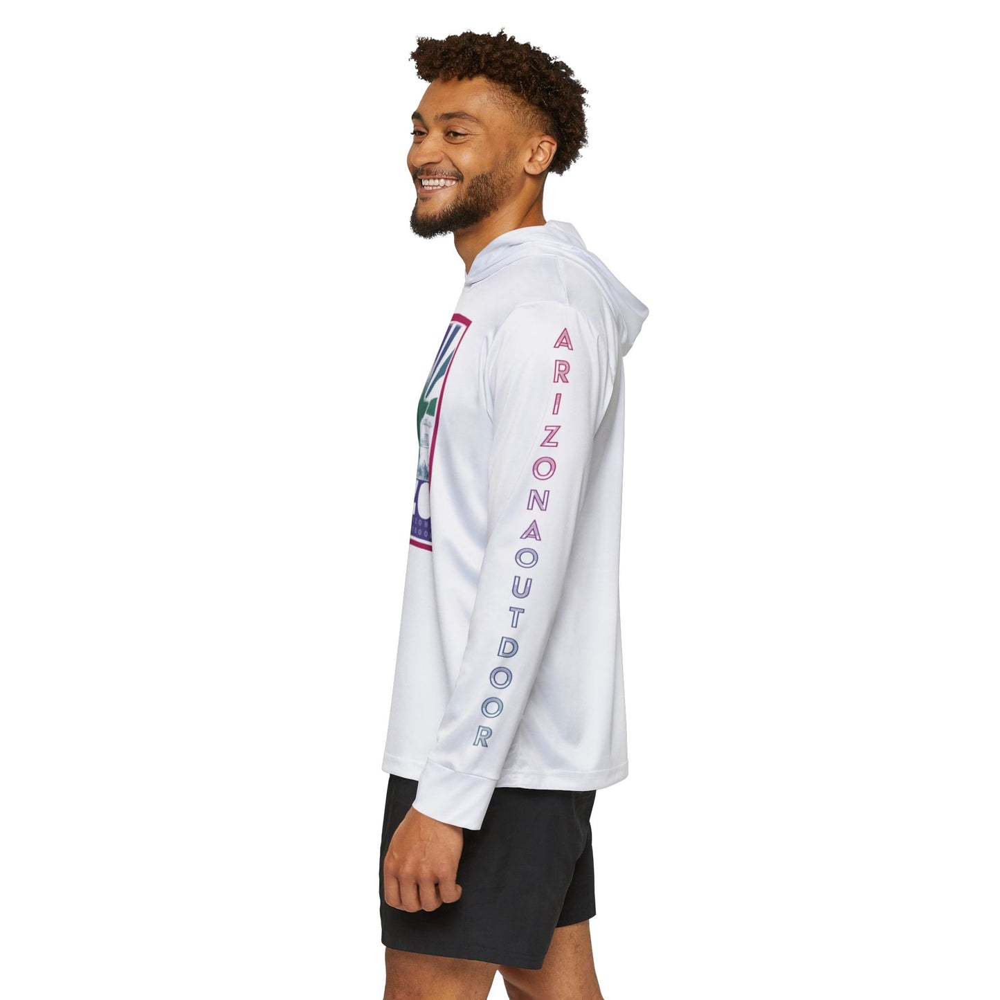 Lightweight Quick-Dry Sun Hoodie UPF 50+ | AZO Big State Bright Colors