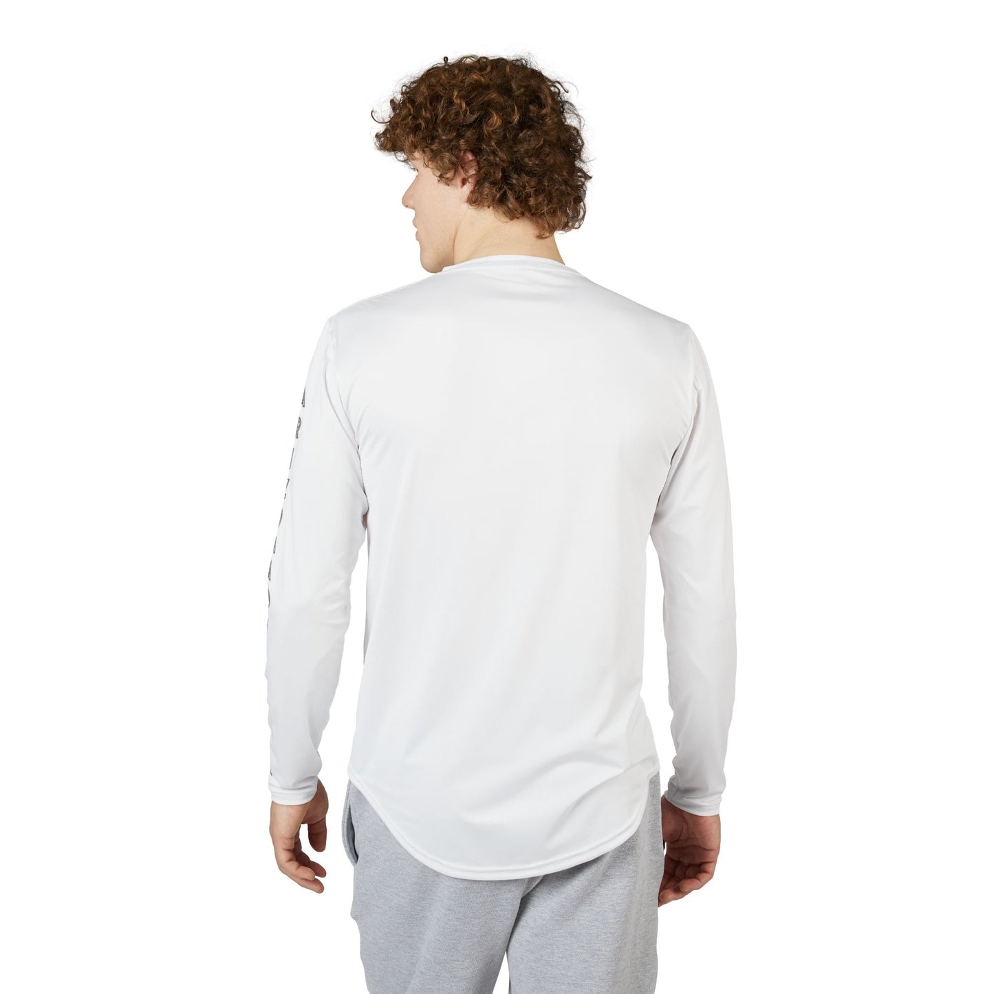 AZO UV Protection Long Sleeve Shirt | White w Black AZ State Logo