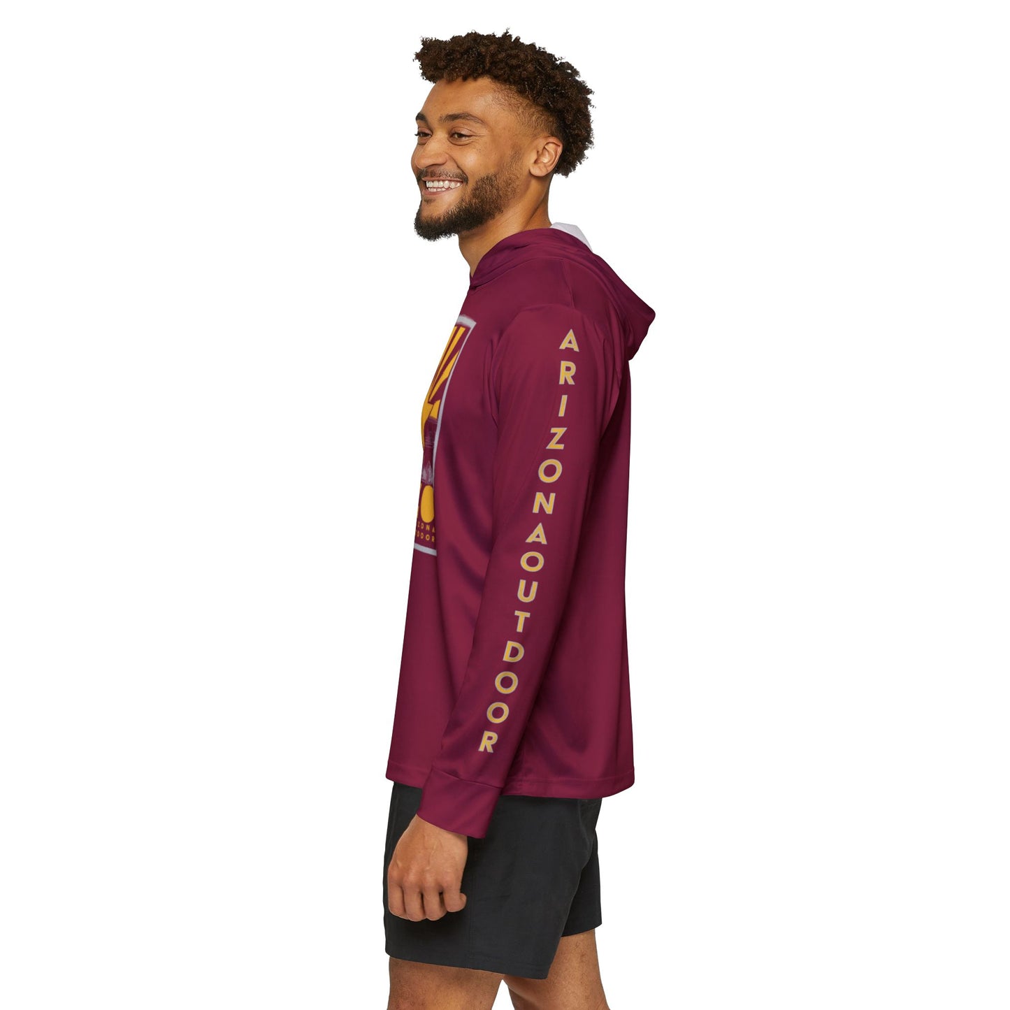 Quick-Dry UPF 50+ Sun Hoodie | Maroon & Gold Edition | School Colors