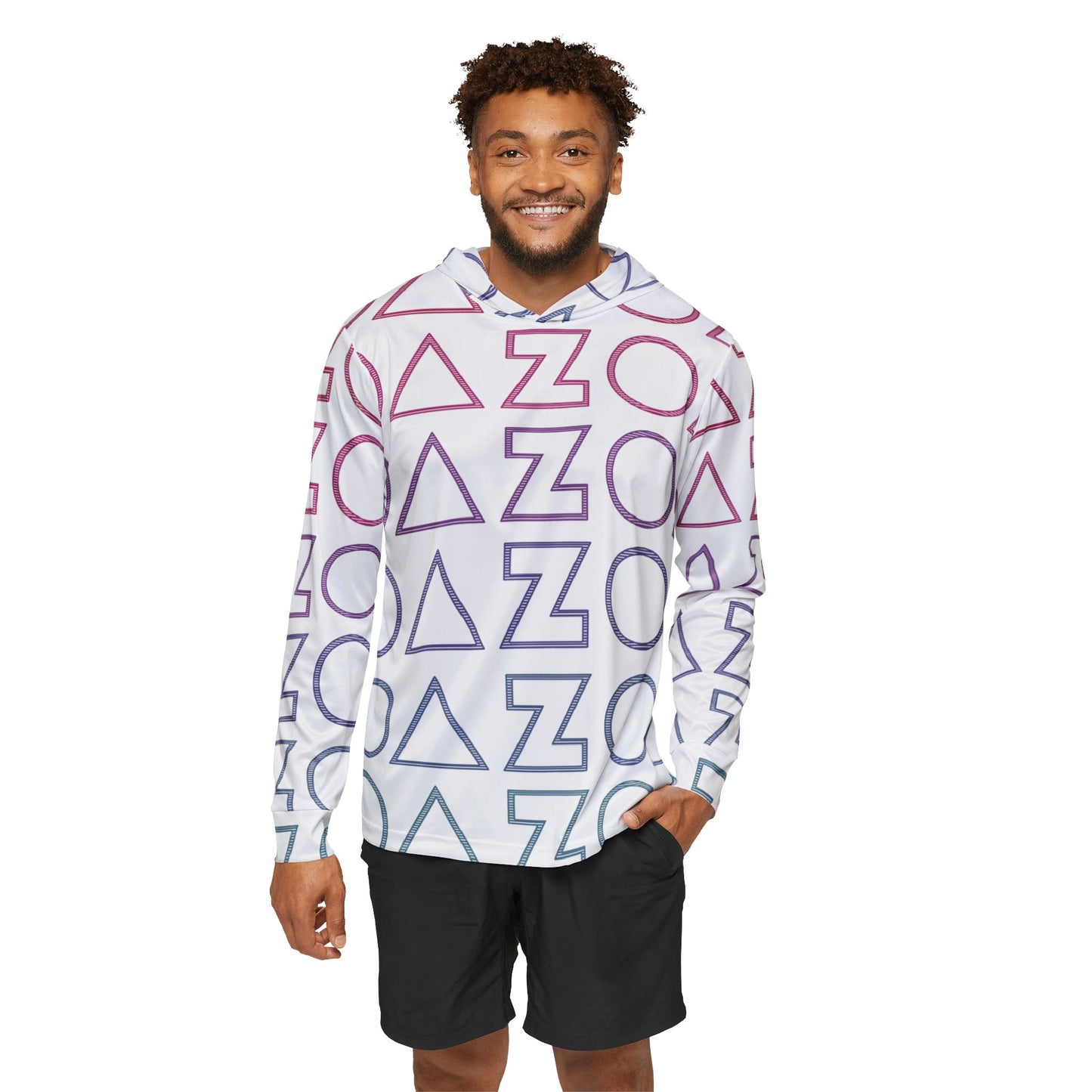 AZO Pattern UPF 50+ Lightweight Hot Weather Sun Hoodie