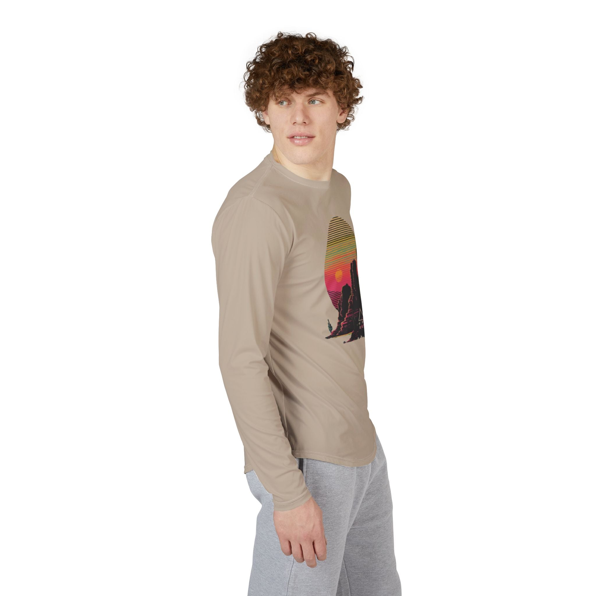 『Copping Zone』Sunset Graphic Oversized Long Sleeve Pacsun Flat Track Oversized Long Sleeve T-Shirt | PacSun