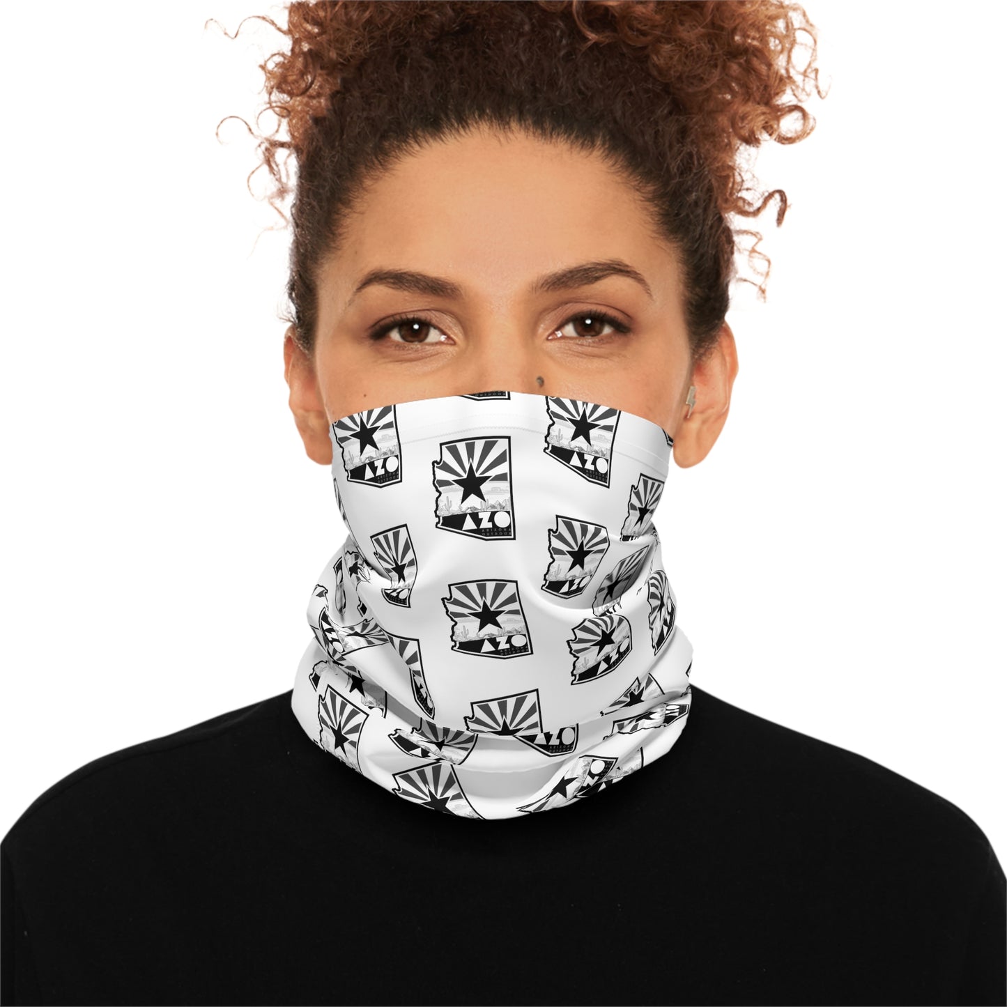 AZO State Logo Pattern Lightweight Neck Gaiter