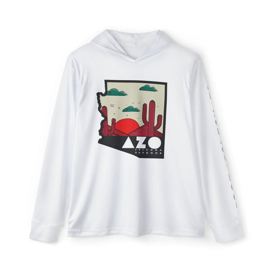 AZO Sun Hoodie UPF +50 | Red Desert AZ State Logo