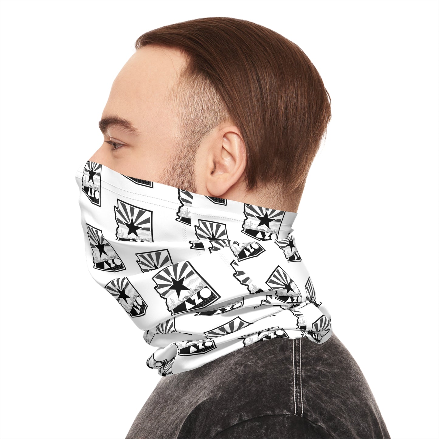 AZO State Logo Pattern Lightweight Neck Gaiter