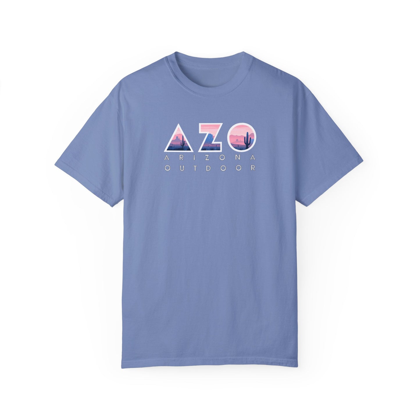 AZO 90's Retro Comfy Boxy Heavyweight Cotton T-Shirt